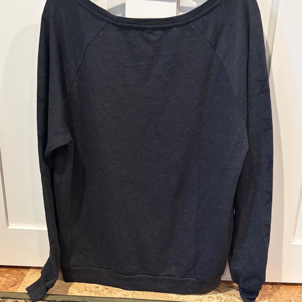 Mitchell & Ness San Antonio Spurs Charcoal Sweater - Picture 4 of 5